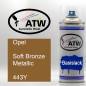 Preview: Opel, Soft Bronze Metallic, 443Y: 400ml Sprühdose, von ATW Autoteile West.